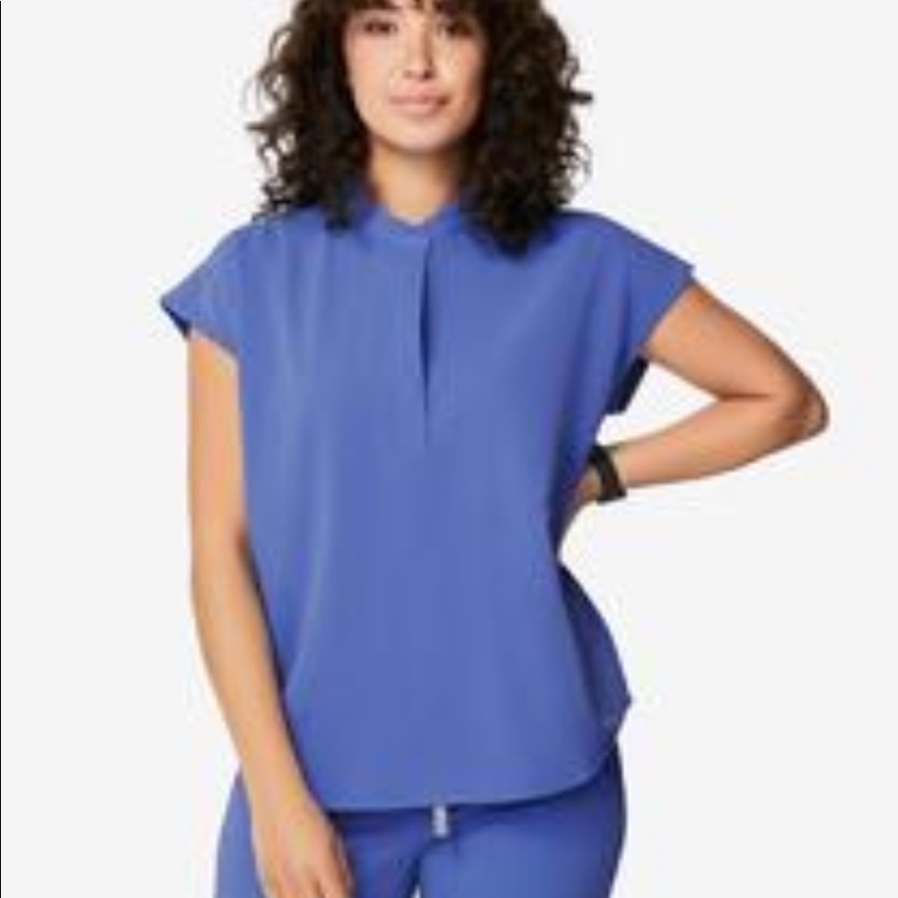 Figs Rafaela scrub top - Denim